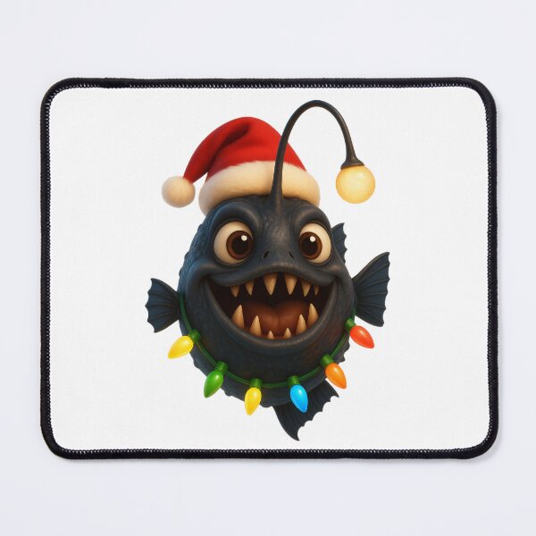 Item preview, Christmas Fangtooth Fish designed and sold by Sillytoe.