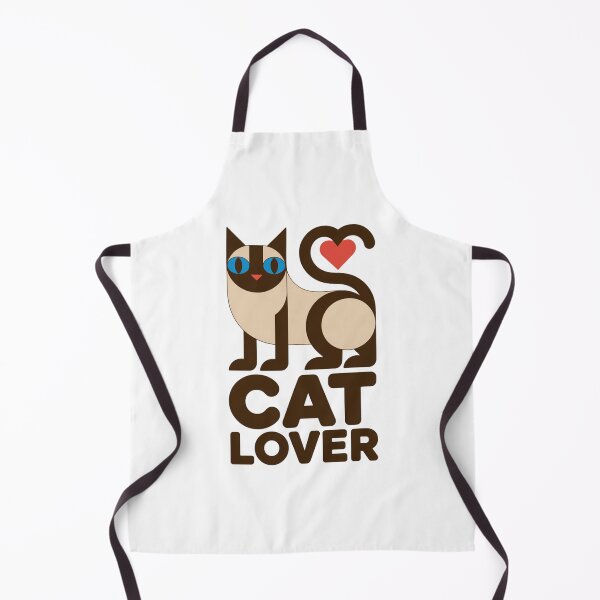 Item preview, Geometric Siamese Cat Lover Gift Minimalist Heart designed and sold by chattsuede.