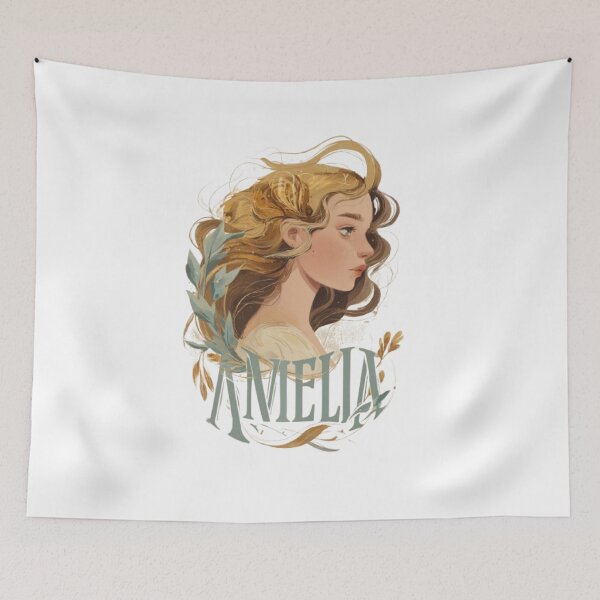 Item preview, Virgo Amelia Zodiac Portrait designed and sold by AlexLineArt.