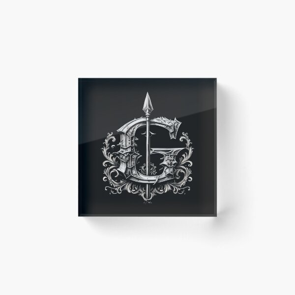 Item preview, Armor Clad G Initial  designed and sold by StarDustMinis.