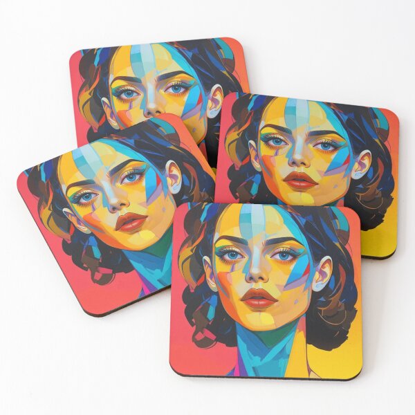 Item preview, Cubist Art Portrait designed and sold by Hot4Shirt.