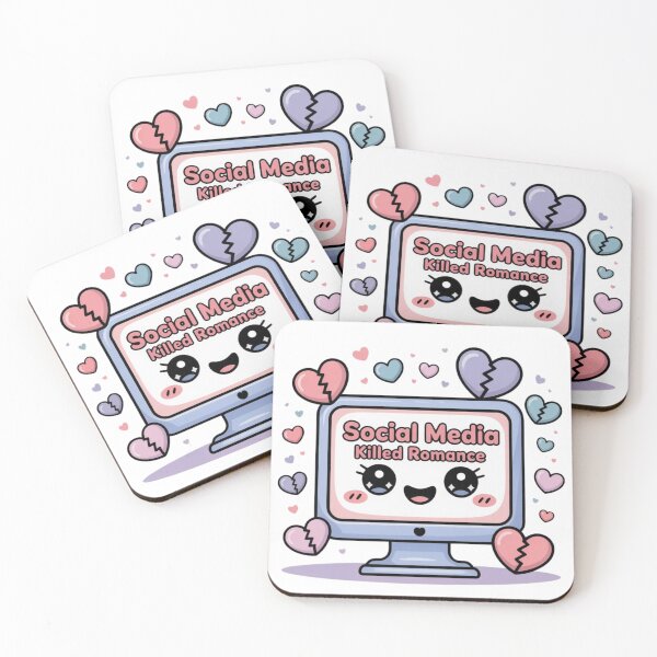 Item preview, Kawaii Social Media Killed Romance T-Shirt | Cute Broken Heart Monitor | E-Girl Aesthetic Dating Meme Graphic designed and sold by Pixie Bloom.