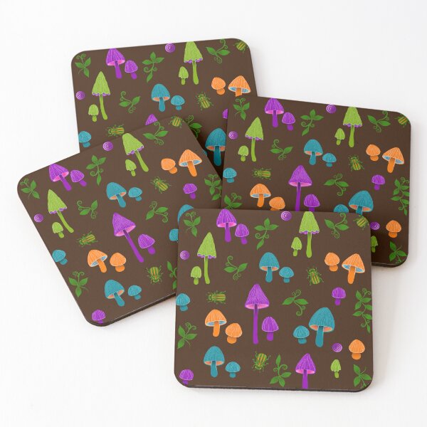 Item preview, Vibrant mushrooms designed and sold by WeirdSince91.
