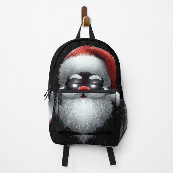 Item preview, Minimalist Glowing Santa Face – Magical Christmas Illustration designed and sold by PixelVibe782.