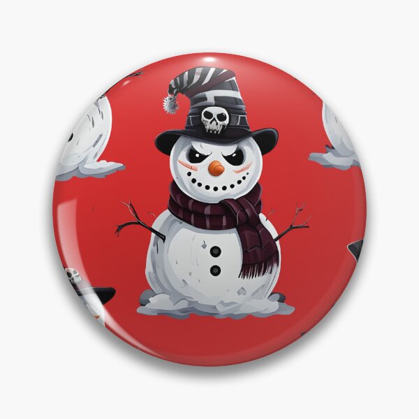 Item preview, Goth Snowman  designed and sold by StarDustMinis.