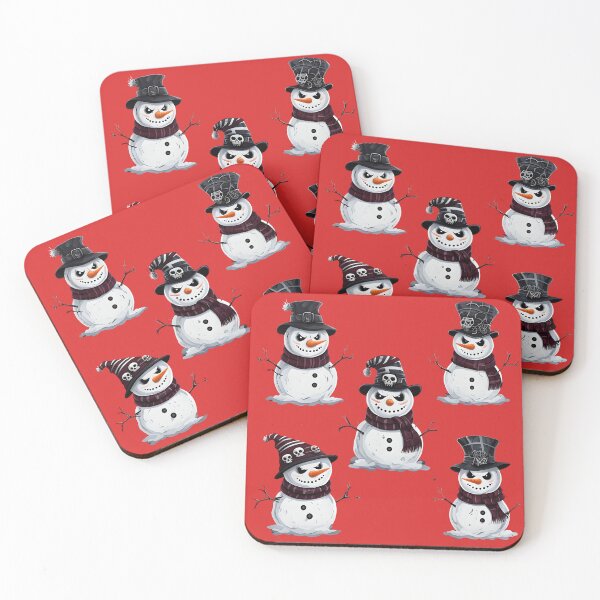 Item preview, Goth Snowman  designed and sold by StarDustMinis.
