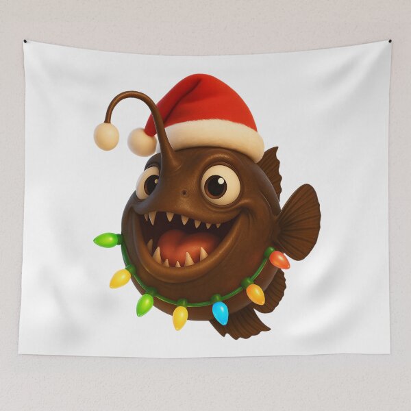 Item preview, Christmas Football Fish designed and sold by Sillytoe.