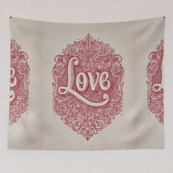 Item preview, Ornate Love Calligraphy designed and sold by Piotrek0001.