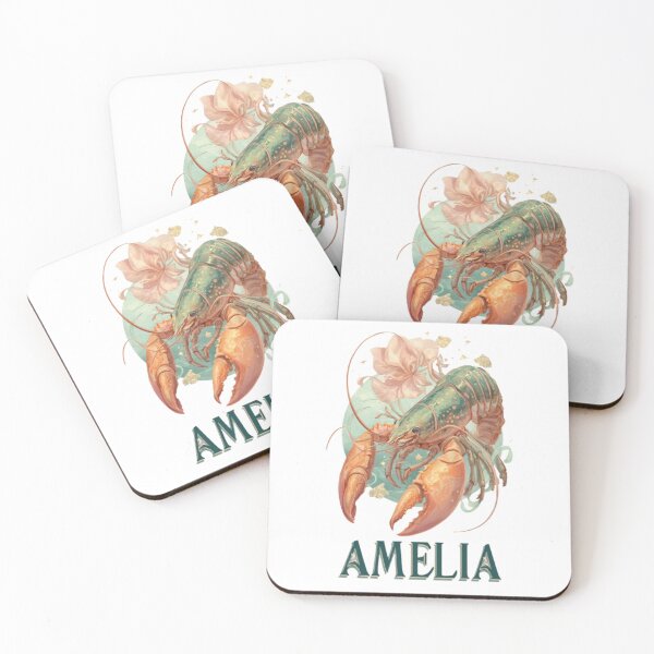 Item preview, Cancer Amelia Zodiac Portrait designed and sold by AlexLineArt.