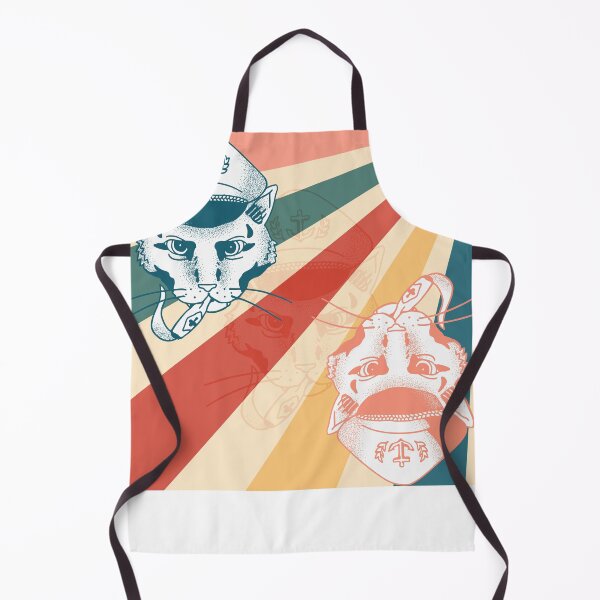 Item preview, Retro Sailor Cat Illustration – Nautical Vintage Pop Art designed and sold by FratddArtworks.
