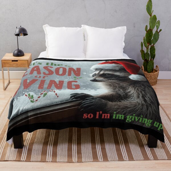 Item preview, Raccoon Christmas Meme It's the season of giving, so I'm giving up designed and sold by Morikiras.