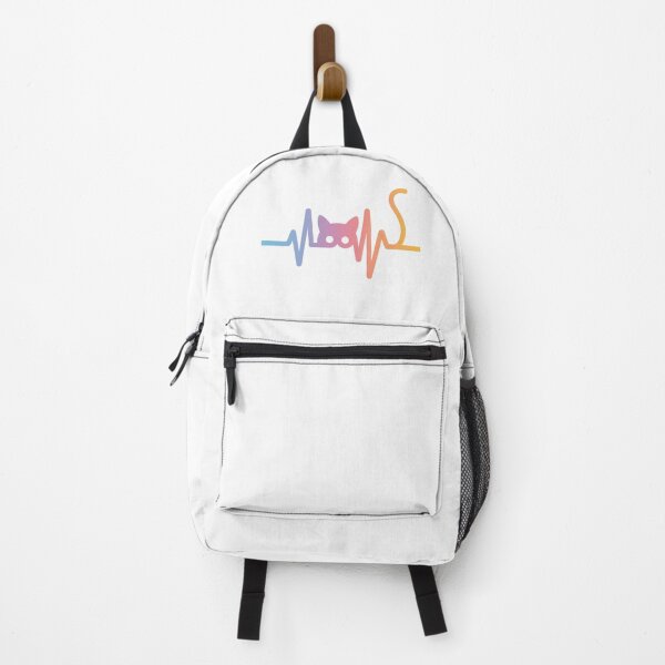 Item preview, Cat Heartbeat Minimalist Line Art With Gradient designed and sold by chattsuede.