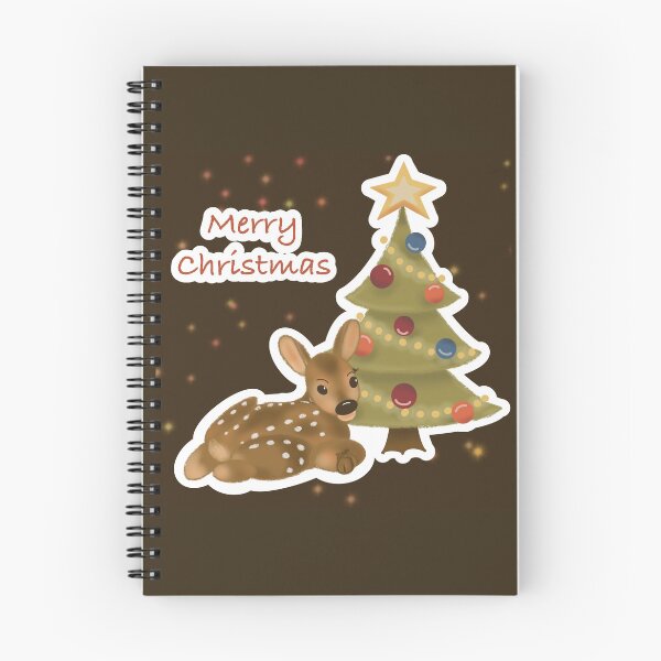 Item preview, Cute Christmas Fawn Illustration – Cozy Woodland Deer Art – Festive Holiday Design designed and sold by Sieske's.