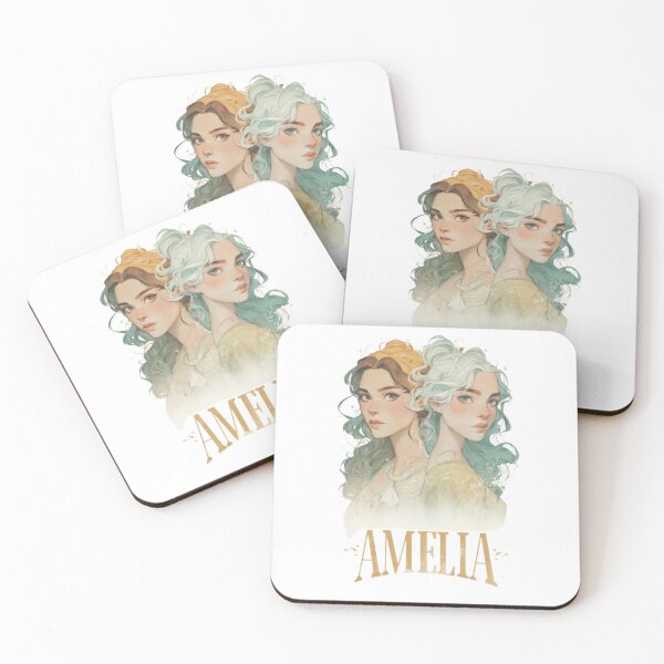 Item preview, Gemini Amelia Zodiac Portrait designed and sold by AlexLineArt.