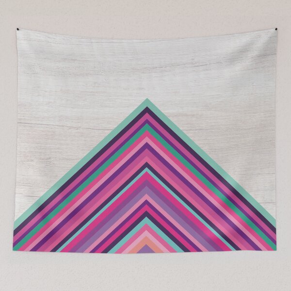 Item preview, Stribes and Wood Bohemian Pink designed and sold by Petra Lang.