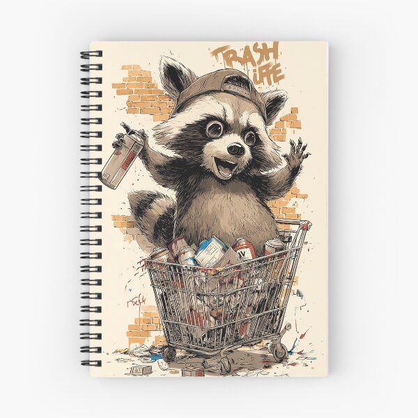 Item preview, Trash Life Raccoon | Graffiti Street Art Trash Panda | FlomiLoot designed and sold by FlomiLoot.