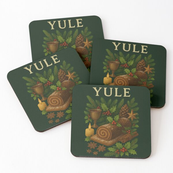 Item preview, Yule Magic - Pagan Winter Solstice Art designed and sold by Miagolio.