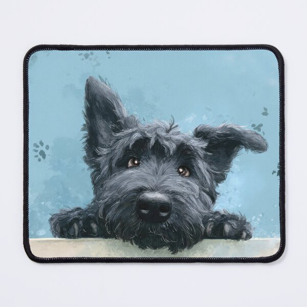 Item preview, Bouviers de Flandres Peeking over Wall 01 designed and sold by Elisabeth Lucas.