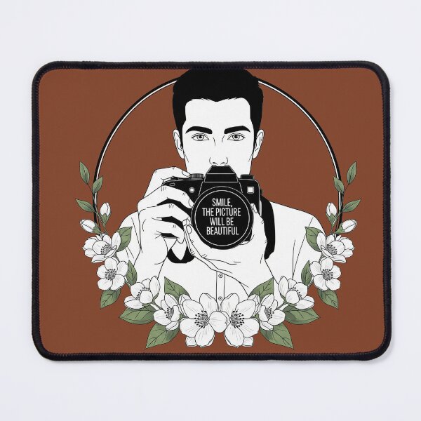 Item preview, "Floral," "Camera," "Aesthetic," "Black and White," "Photographer," and "Line Art." designed and sold by thechoice1.