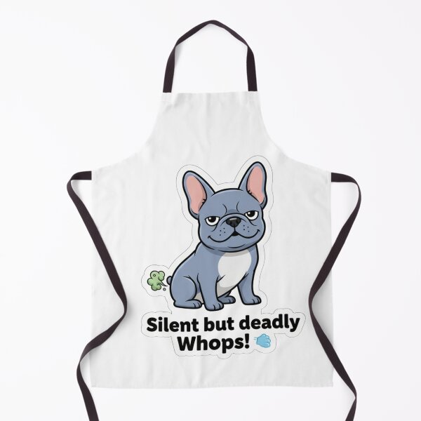 Item preview, French Bulldog Silent But Deadly Whoops! | Funny Farting Frenchie Sticker, T-Shirt, Phone Case designed and sold by MiracleDroplet.