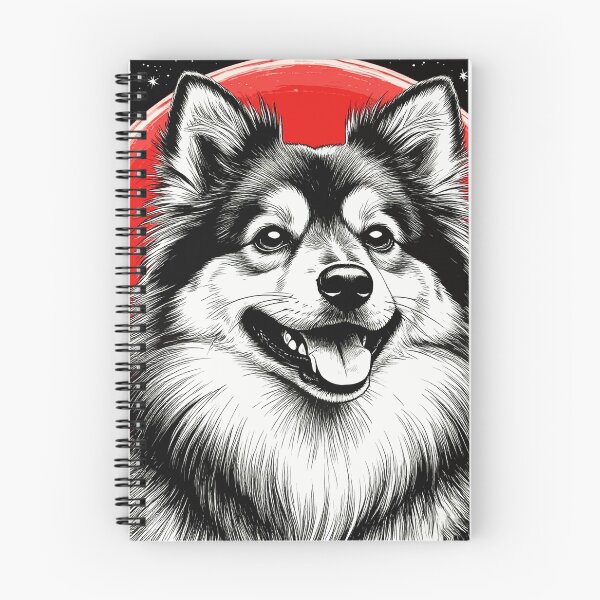 Item preview, Cosmic Pomeranian Dog in Red Circle. Spitz. designed and sold by PeasyEasy.