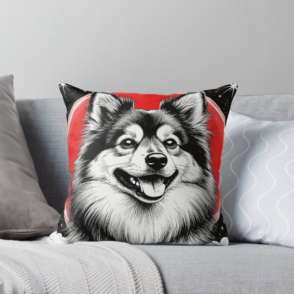 Item preview, Cosmic Pomeranian Dog in Red Circle. Spitz. designed and sold by PeasyEasy.