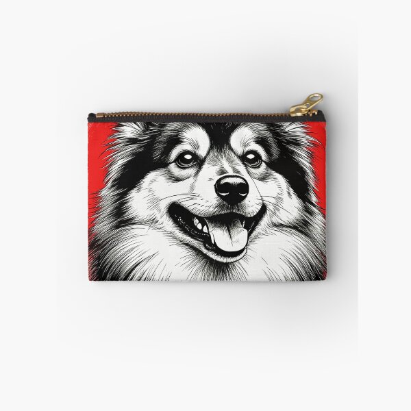 Item preview, Cosmic Pomeranian Dog in Red Circle. Spitz. designed and sold by PeasyEasy.