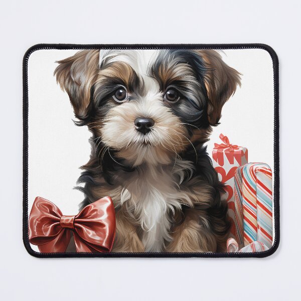 Item preview, Puppy with Holiday Presents designed and sold by LinaDesign Store.