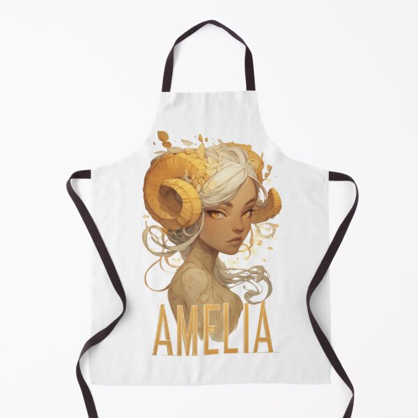 Item preview, Aries Amelia Zodiac Portrait designed and sold by AlexLineArt.