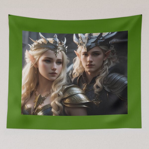 Item preview, Dragonrider Royal Elf Couple designed and sold by Becooldesing.