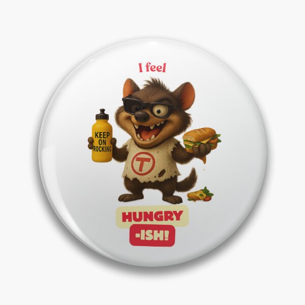 Item preview, I feel Hungry -ish, Tasmanian devil, chaotic rocking designed and sold by digitalbitcraft.