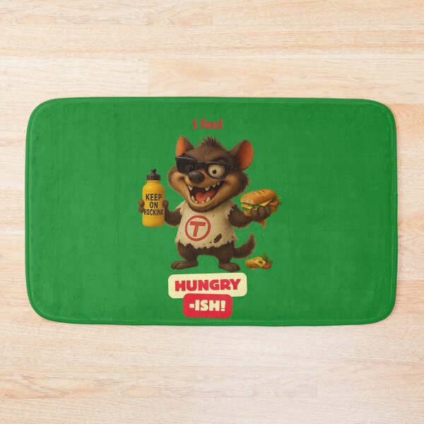 Item preview, I feel Hungry -ish, Tasmanian devil, chaotic rocking designed and sold by digitalbitcraft.