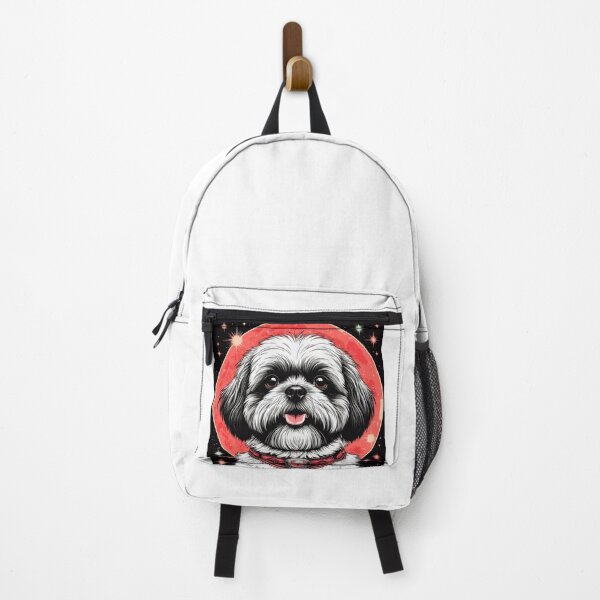 Item preview, Cosmic Shih Tzu Dog in Red Circle. designed and sold by PeasyEasy.