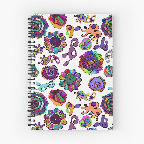 Item preview, Inky Circles Doodles Multicolor on White designed and sold by CheriesArt.