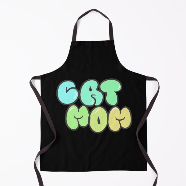 Item preview, Cute Bubble Letter “Cat Mom” Graphic Design designed and sold by MeowTouch Art.