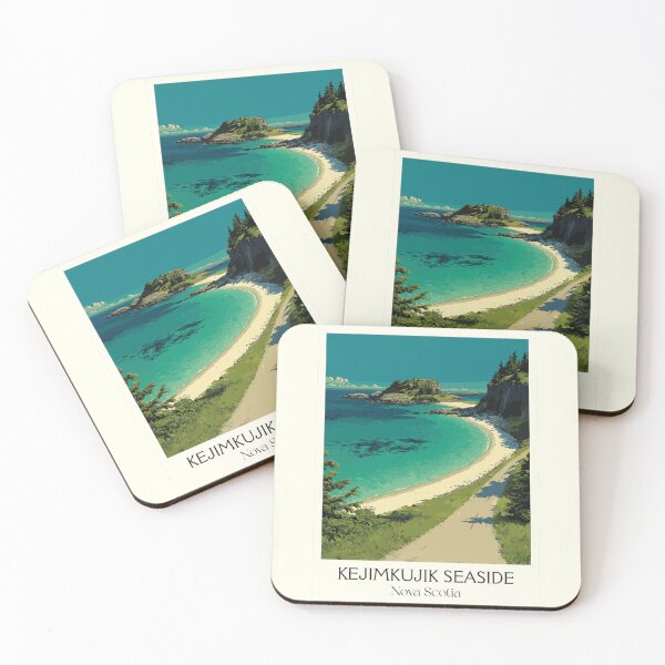 Item preview, Kejimkujik Seaside NS | Coastal Park Scenery Art Print designed and sold by TuncGK.
