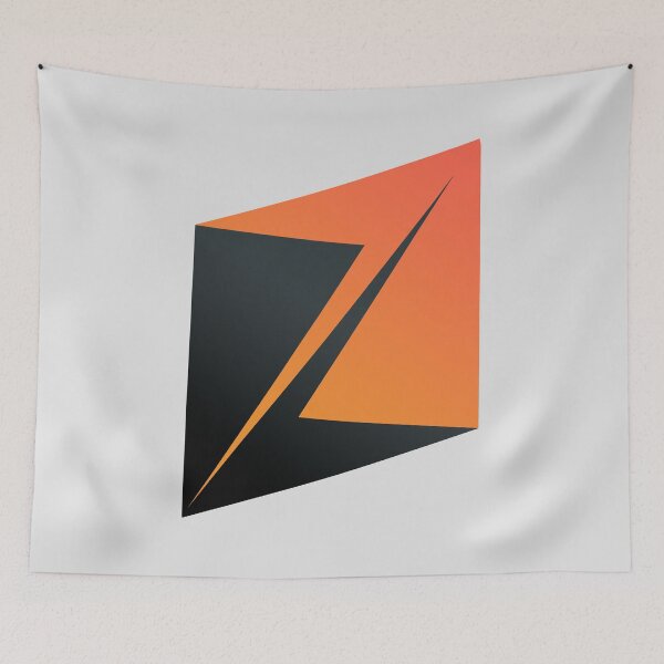 Item preview, Elegant Geometric Art Poster – Minimalist  Abstract Triangles | Modern Constructivist Wall Decor designed and sold by paulo silveira.