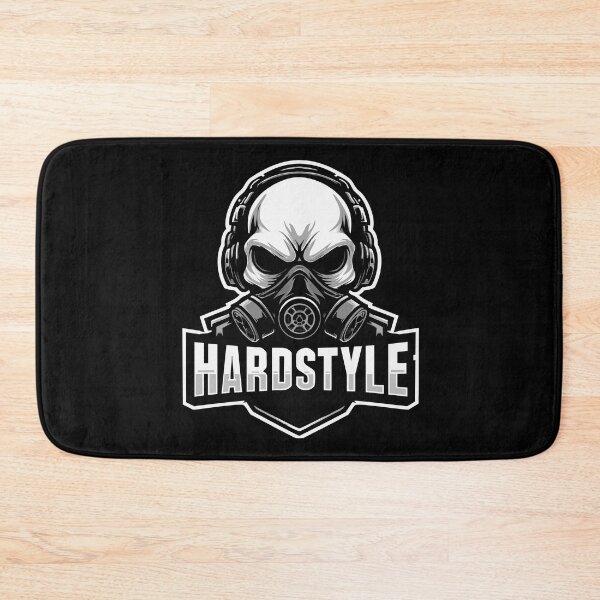 Item preview, Hardstyle Skull – bass power in a gas mask look designed and sold by drizzd.