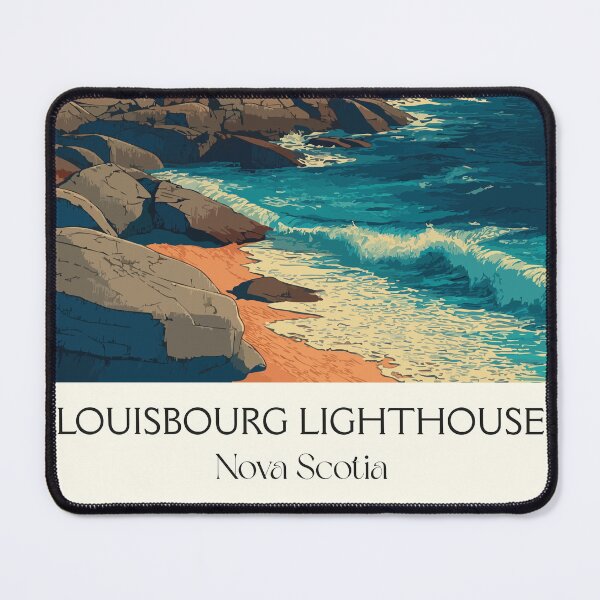 Item preview, Louisbourg Lighthouse NS | Cape Breton Coastal Landmark Art designed and sold by TuncGK.