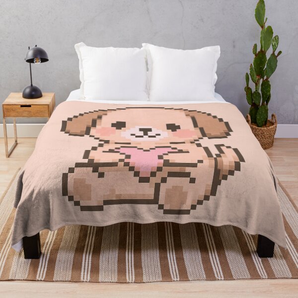 Item preview, Kawaii Pixel Puppy Holding Heart – Pup 2 – Picsell Buddies Pixel Edition designed and sold by BROHLine Studio.
