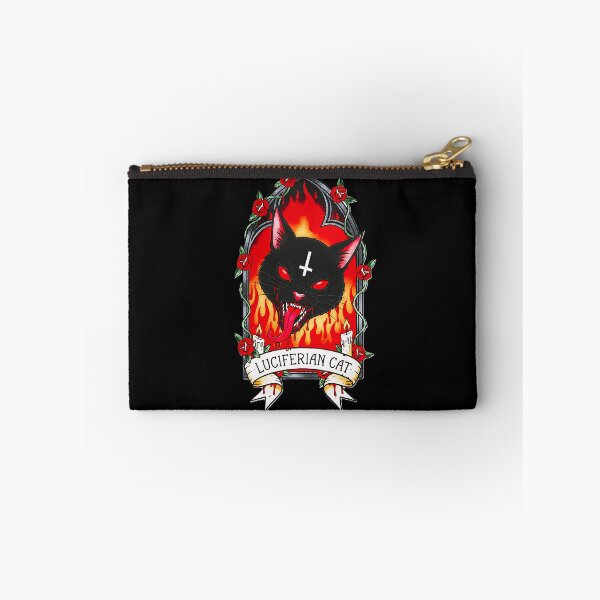 Item preview, LUCIFERIAN CAT Demonic Cat Inverted Cross designed and sold by CoffinsArt.