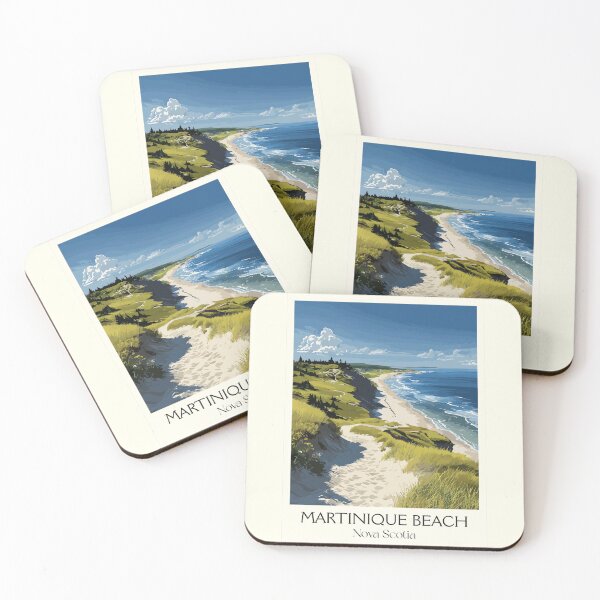 Item preview, Martinique Beach NS | Longest Sandy Beach Art Print designed and sold by TuncGK.