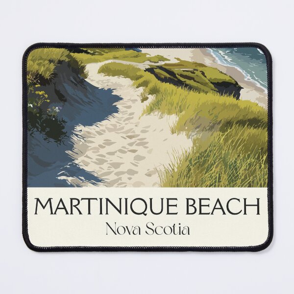 Item preview, Martinique Beach NS | Longest Sandy Beach Art Print designed and sold by TuncGK.