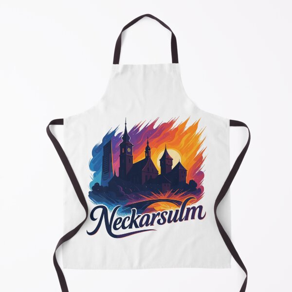 Item preview, Neckarsulm city silhouette Neckar gift designed and sold by Pineapple-Tree.