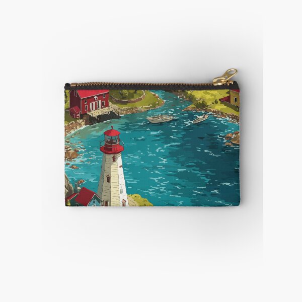 Item preview, Neil's Harbour Nova Scotia | Cabot Trail Fishing Village Art designed and sold by TuncGK.