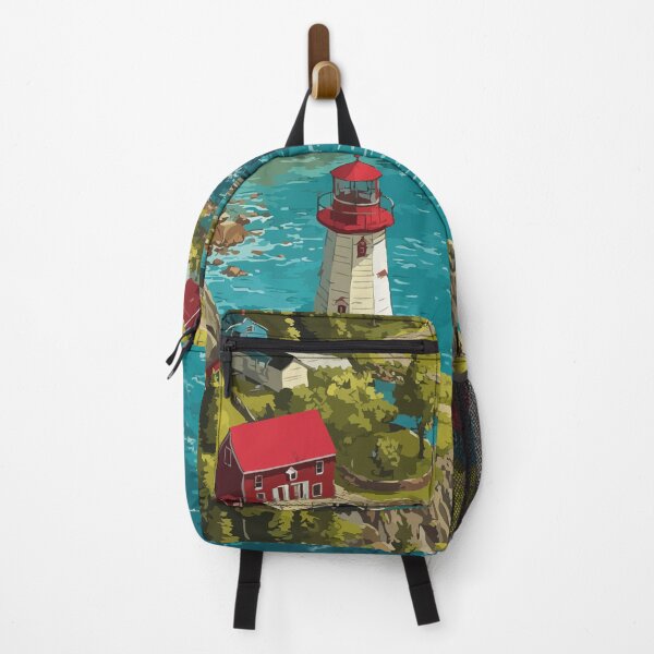 Item preview, Neil's Harbour Nova Scotia | Cabot Trail Fishing Village Art designed and sold by TuncGK.