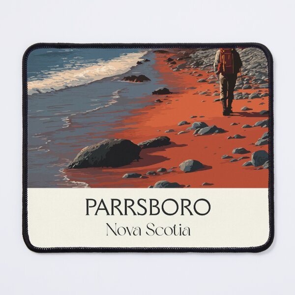 Item preview, Parrsboro Nova Scotia | Fundy Shore Geology Art Print designed and sold by TuncGK.