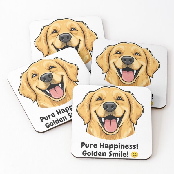 Item preview, Golden Retriever Pure Happiness Golden Smile! | Happy Dog Sticker, T-Shirt, Phone Case designed and sold by MiracleDroplet.