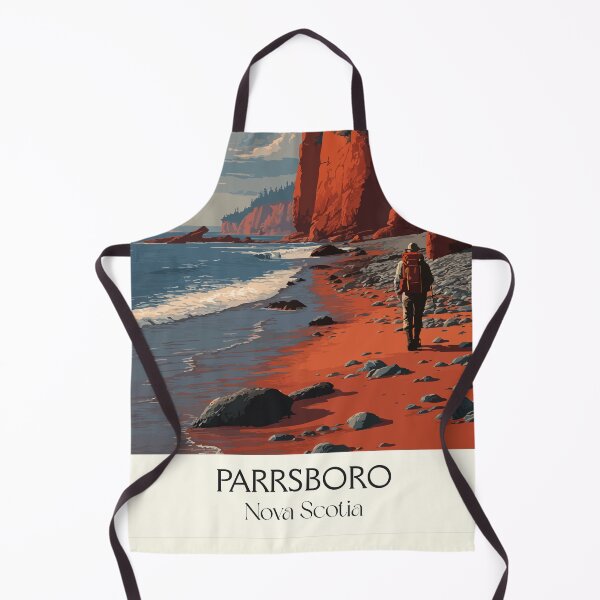 Item preview, Parrsboro Nova Scotia | Fundy Shore Geology Art Print designed and sold by TuncGK.