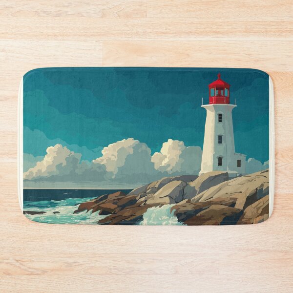 Item preview, Peggy's Cove Nova Scotia | Iconic Lighthouse Scenery Art designed and sold by TuncGK.